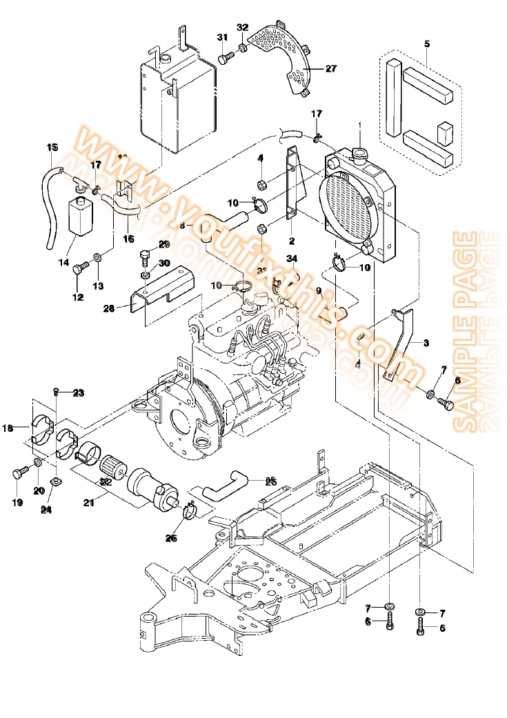 Ford 555c Backhoe Parts Manual